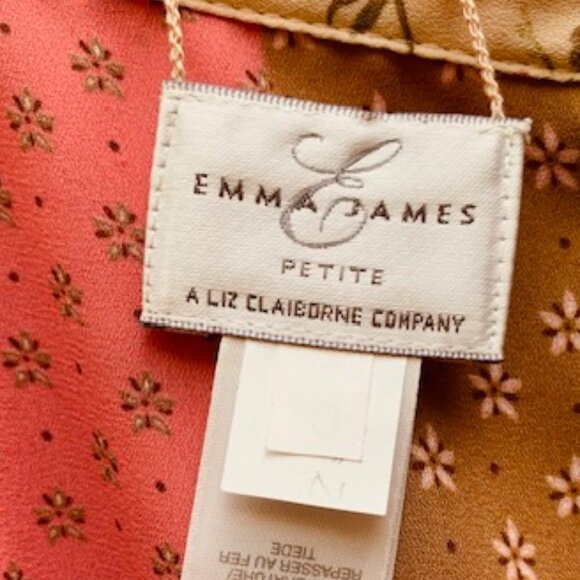 Emma James reversible patchwork/floral skirt size 10P - Picture 12 of 13